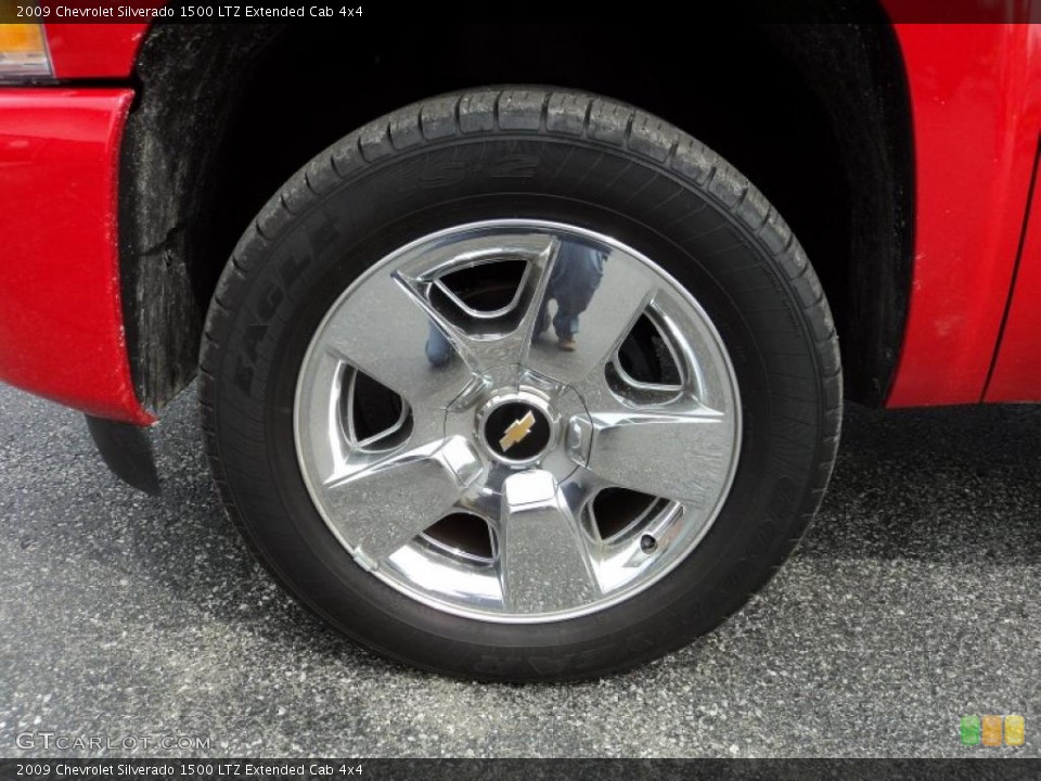 2009 Chevrolet Silverado 1500 LTZ Extended Cab 4x4 Wheel and Tire Photo #48383684