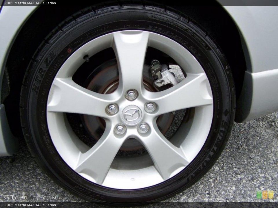 2005 Mazda MAZDA3 s Sedan Wheel and Tire Photo #48393009