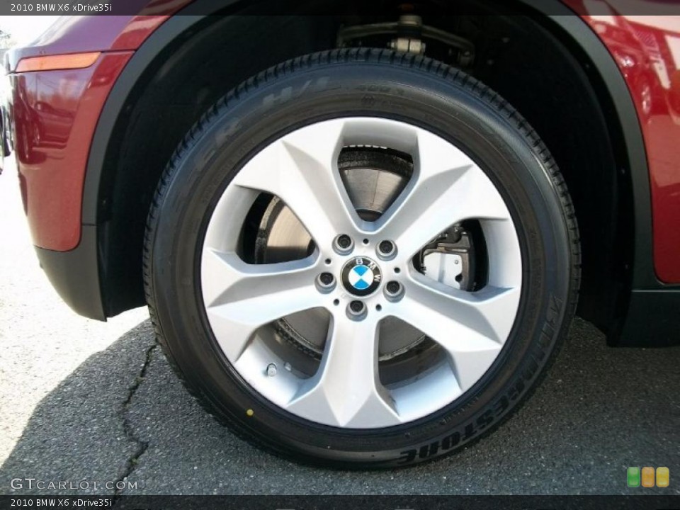 2010 BMW X6 xDrive35i Wheel and Tire Photo #48396891