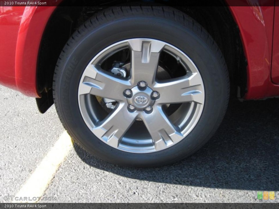 2010 Toyota RAV4 Sport Wheel and Tire Photo #48397089