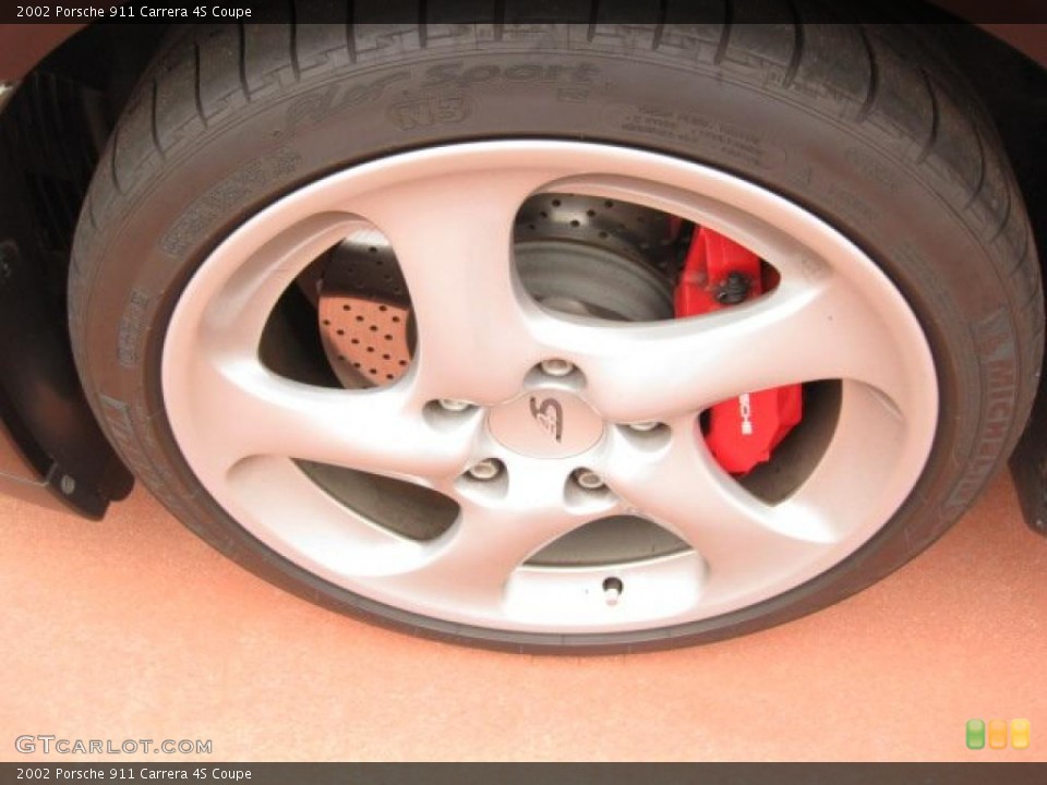 2002 Porsche 911 Carrera 4S Coupe Wheel and Tire Photo #48400713