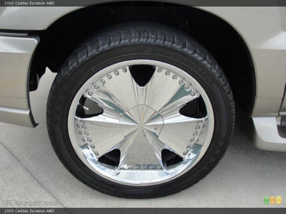 2002 Cadillac Escalade Custom Wheel and Tire Photo #48402262