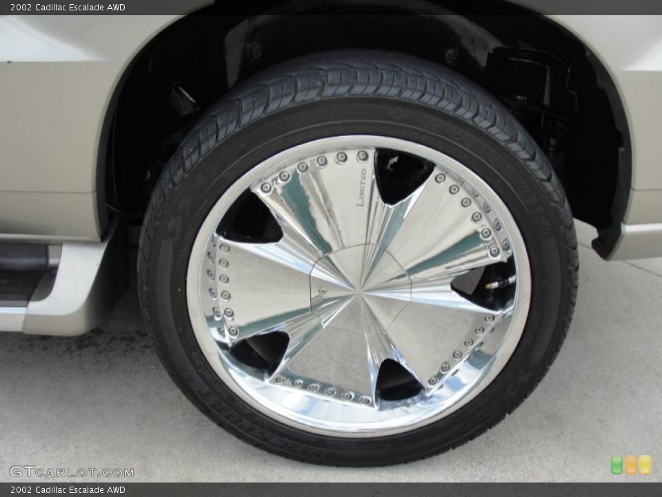 2002 Cadillac Escalade Custom Wheel and Tire Photo #48402277