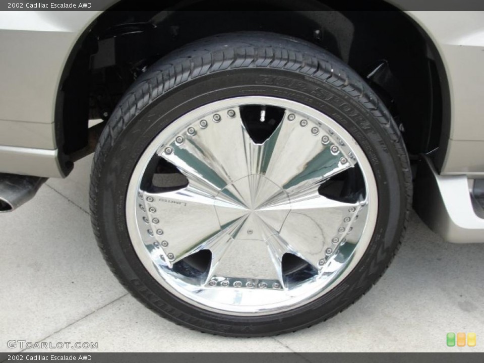 2002 Cadillac Escalade Custom Wheel and Tire Photo #48402292