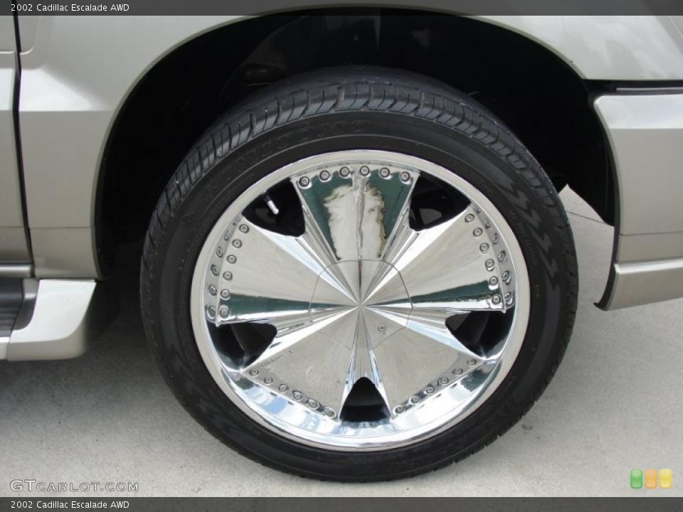 2002 Cadillac Escalade Custom Wheel and Tire Photo #48402310