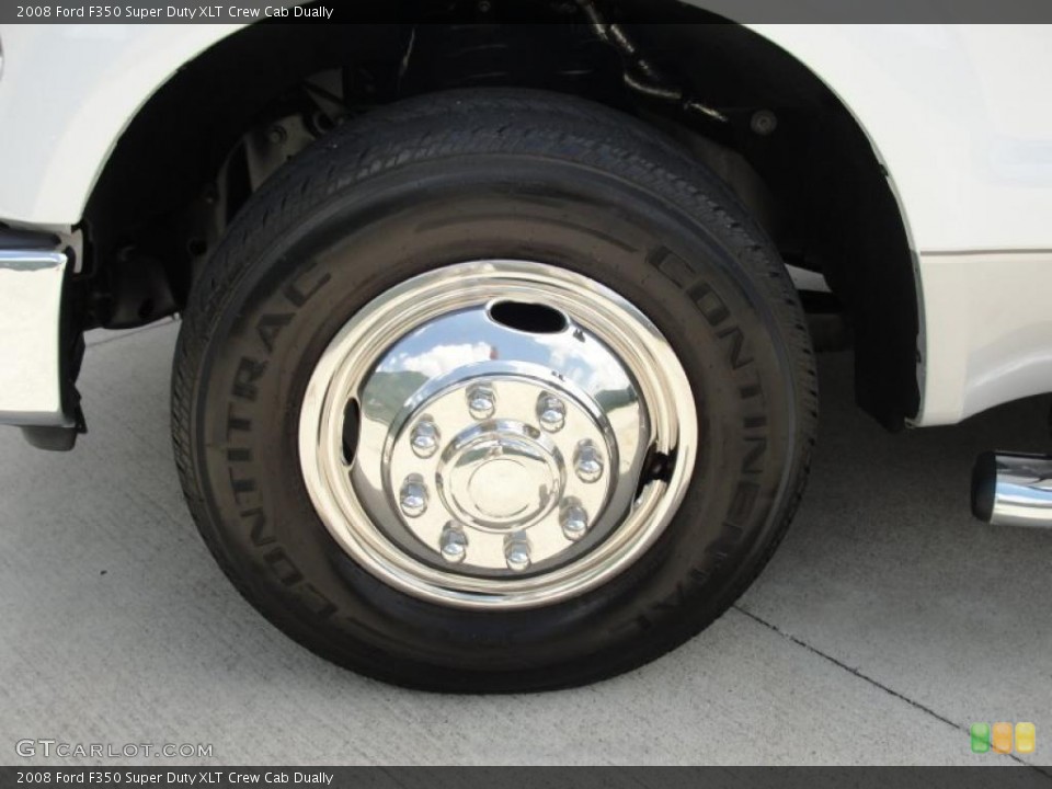 2008 Ford F350 Super Duty XLT Crew Cab Dually Wheel and Tire Photo #48404833