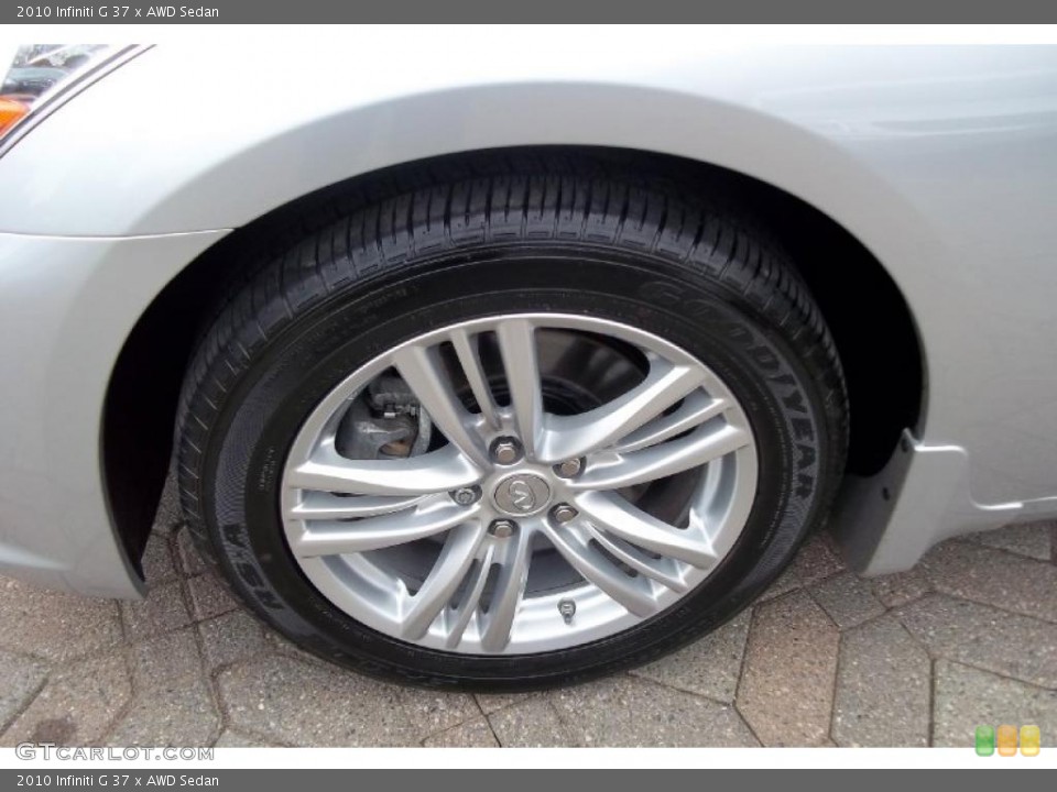 2010 Infiniti G 37 x AWD Sedan Wheel and Tire Photo #48406900