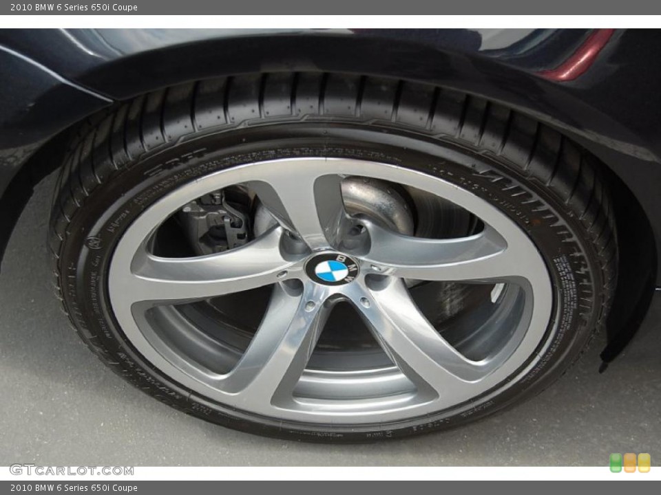 2010 BMW 6 Series 650i Coupe Wheel and Tire Photo #48410158