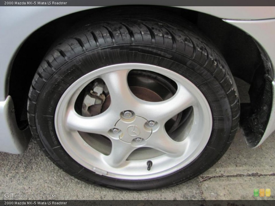 2000 Mazda MX-5 Miata LS Roadster Wheel and Tire Photo #48411949
