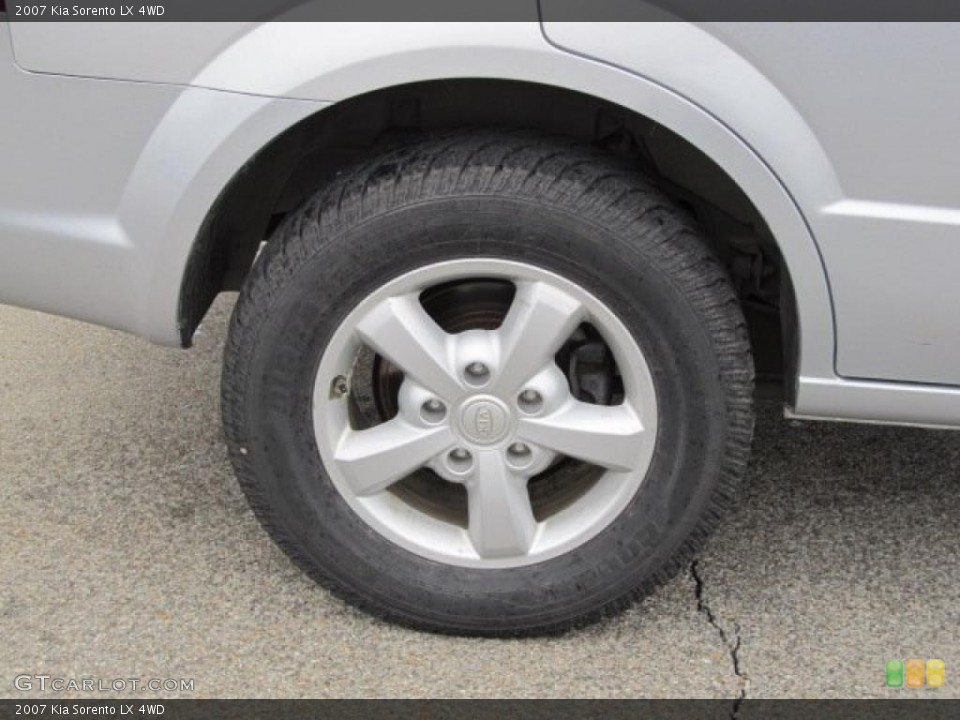 2007 Kia Sorento LX 4WD Wheel and Tire Photo #48418981