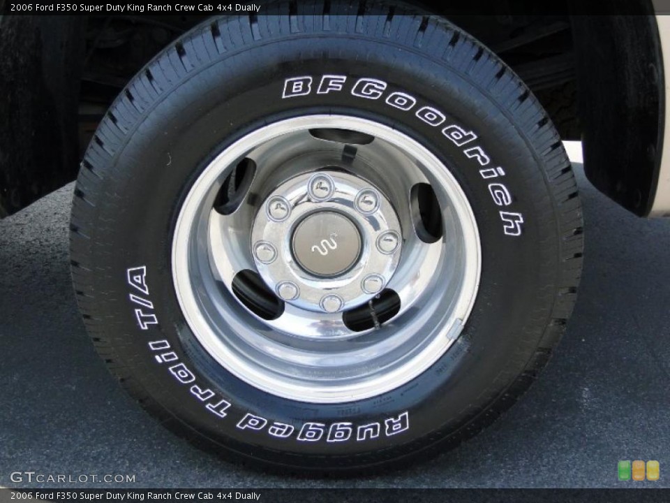 2006 Ford F350 Super Duty King Ranch Crew Cab 4x4 Dually Wheel and Tire Photo #48419134