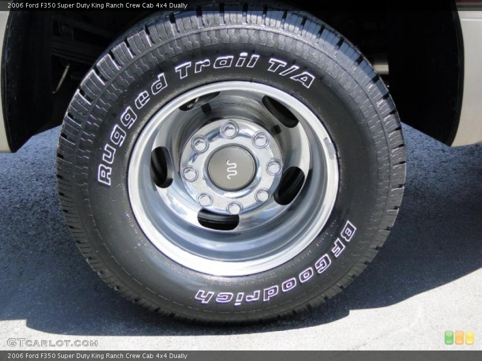 2006 Ford F350 Super Duty King Ranch Crew Cab 4x4 Dually Wheel and Tire Photo #48419146