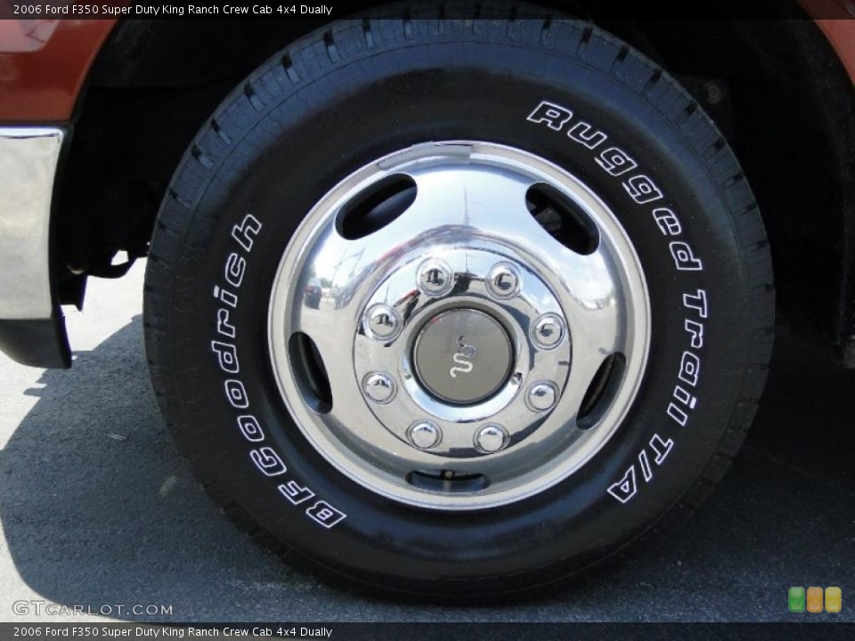 2006 Ford F350 Super Duty King Ranch Crew Cab 4x4 Dually Wheel and Tire Photo #48419170