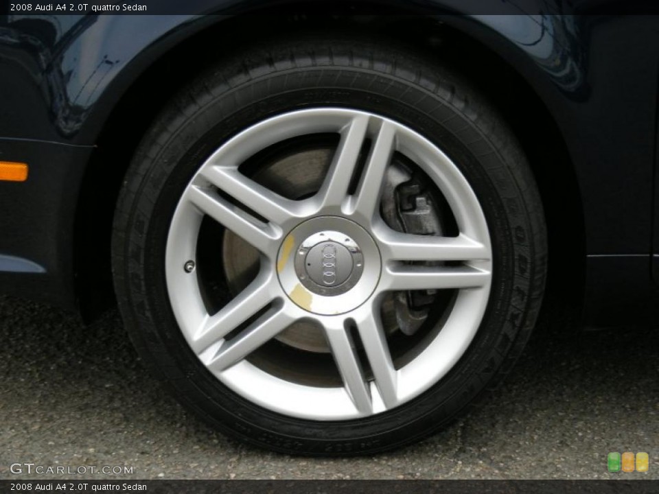 2008 Audi A4 2.0T quattro Sedan Wheel and Tire Photo #48426373