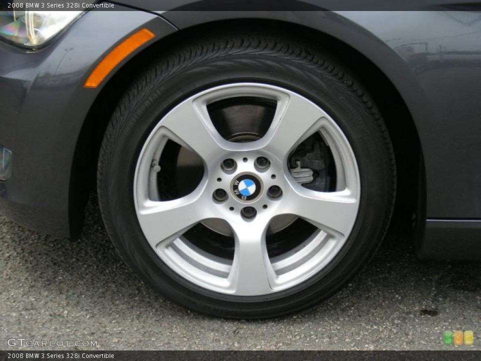 2008 BMW 3 Series 328i Convertible Wheel and Tire Photo #48428830