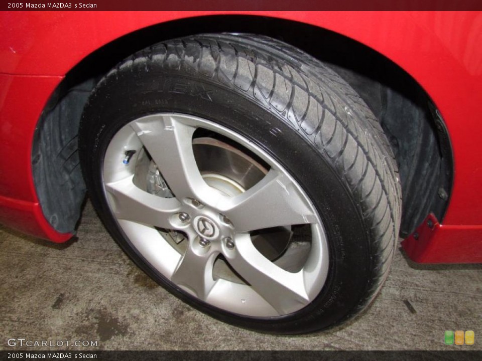 2005 Mazda MAZDA3 s Sedan Wheel and Tire Photo #48433749
