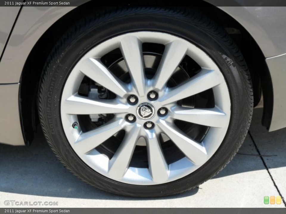2011 Jaguar XF Premium Sport Sedan Wheel and Tire Photo #48434052