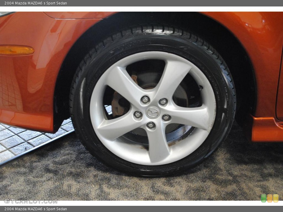 2004 Mazda MAZDA6 s Sport Sedan Wheel and Tire Photo #48434259