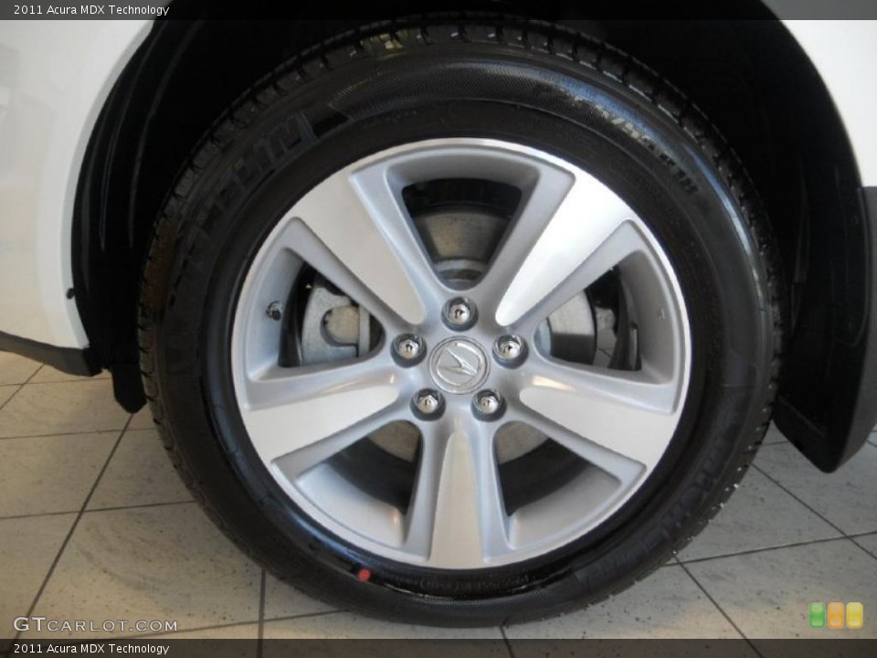 2011 Acura MDX Technology Wheel and Tire Photo #48438609