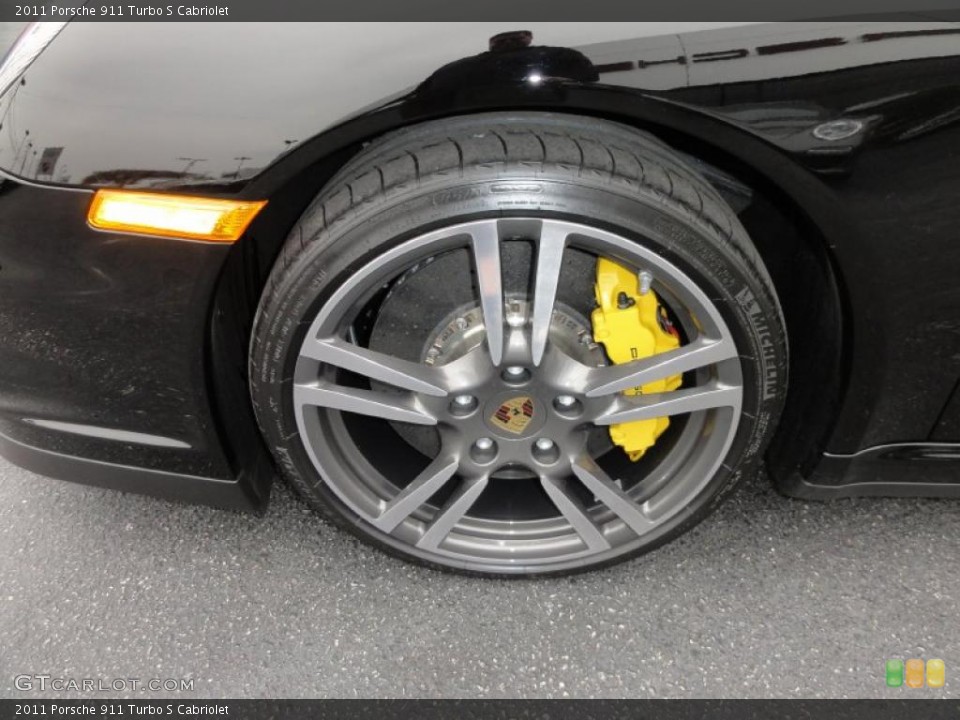 2011 Porsche 911 Turbo S Cabriolet Wheel and Tire Photo #48440916