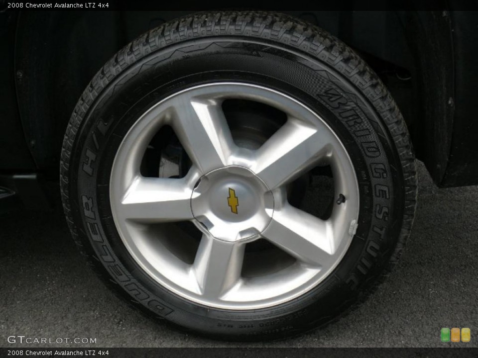 2008 Chevrolet Avalanche LTZ 4x4 Wheel and Tire Photo #48442240
