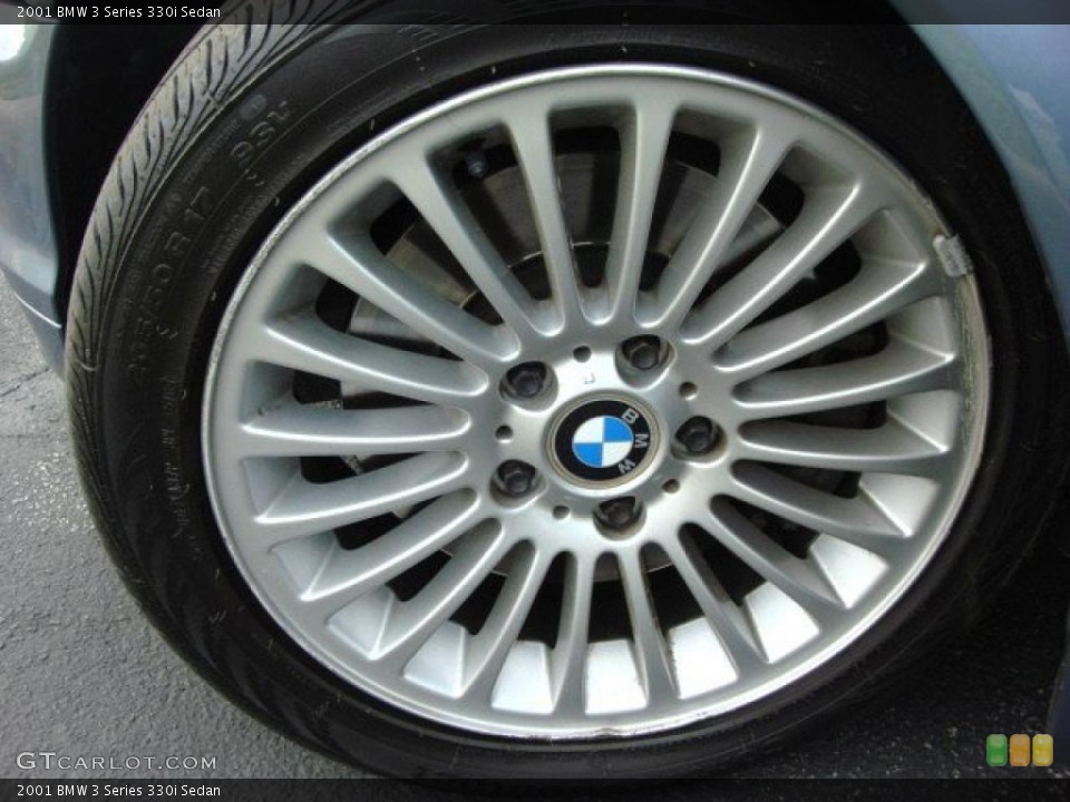 2001 BMW 3 Series 330i Sedan Wheel and Tire Photo #48443136