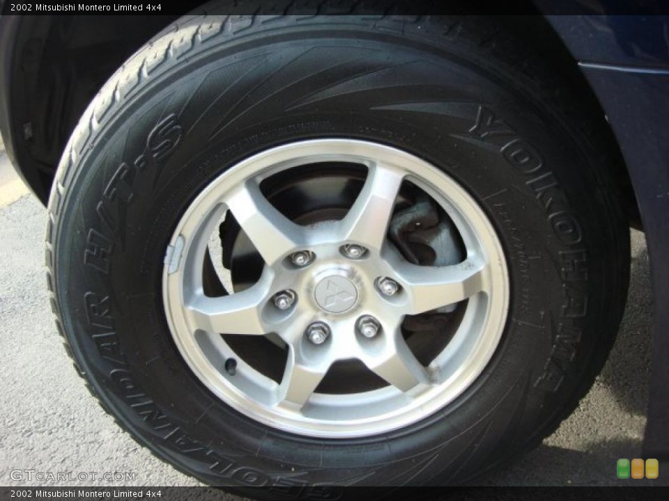 2002 Mitsubishi Montero Limited 4x4 Wheel and Tire Photo #48446312