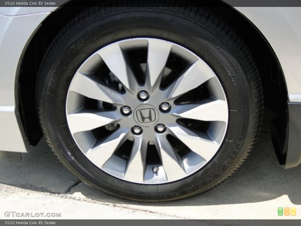 2010 Honda Civic EX Sedan Wheel and Tire Photo #48451648