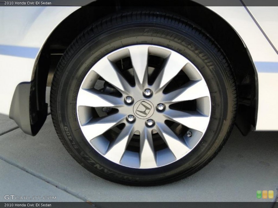 2010 Honda Civic EX Sedan Wheel and Tire Photo #48451672