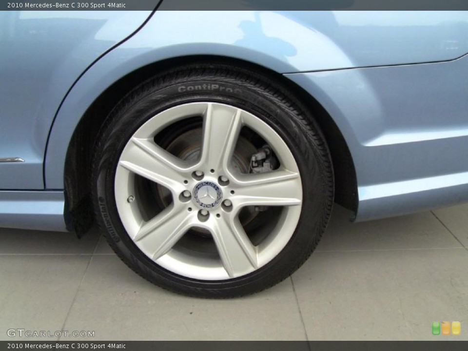 2010 Mercedes-Benz C 300 Sport 4Matic Wheel and Tire Photo #48461085