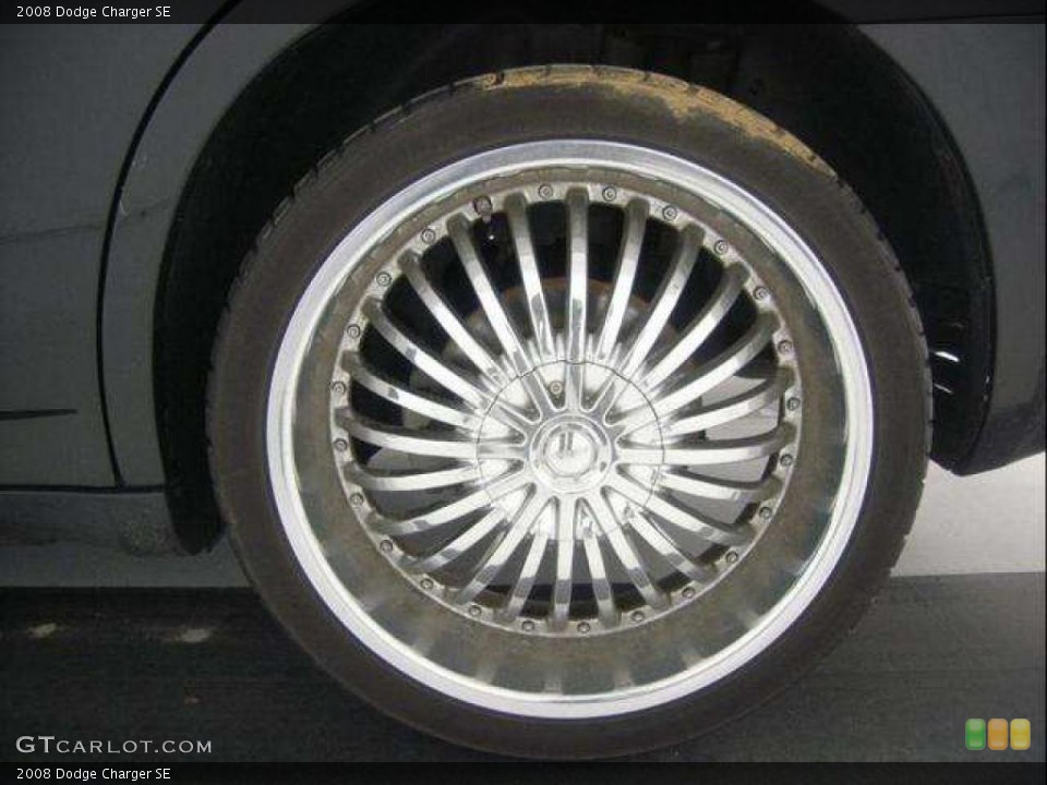 2008 Dodge Charger Custom Wheel and Tire Photo #48461280