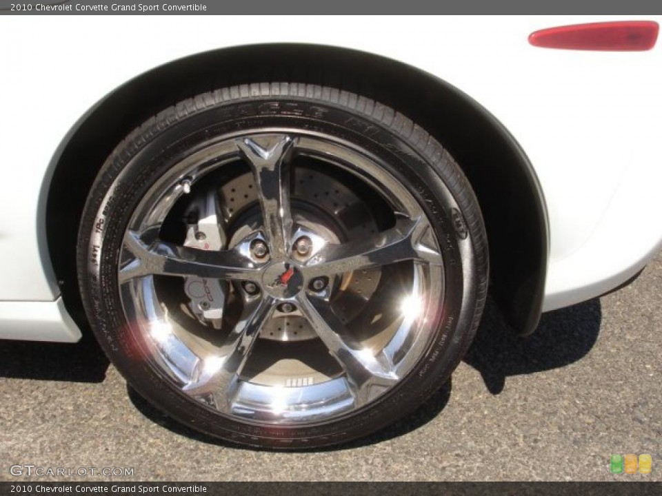 2010 Chevrolet Corvette Grand Sport Convertible Wheel and Tire Photo #48470646