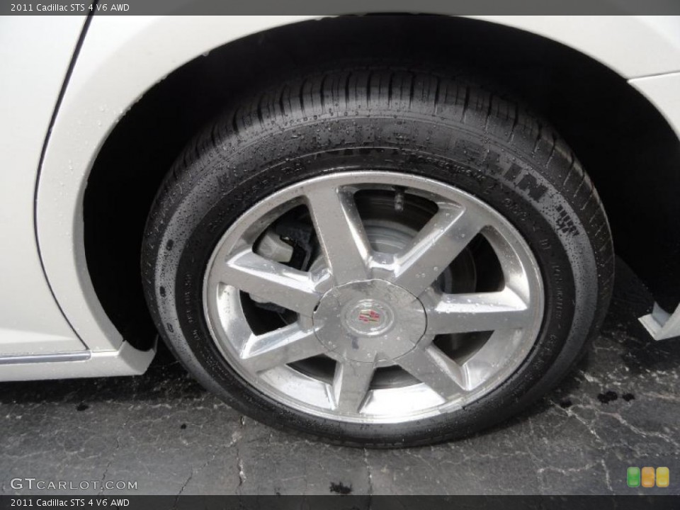 2011 Cadillac STS 4 V6 AWD Wheel and Tire Photo #48472255