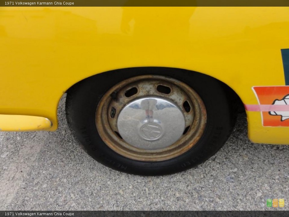 1971 Volkswagen Karmann Ghia Coupe Wheel and Tire Photo #48472476