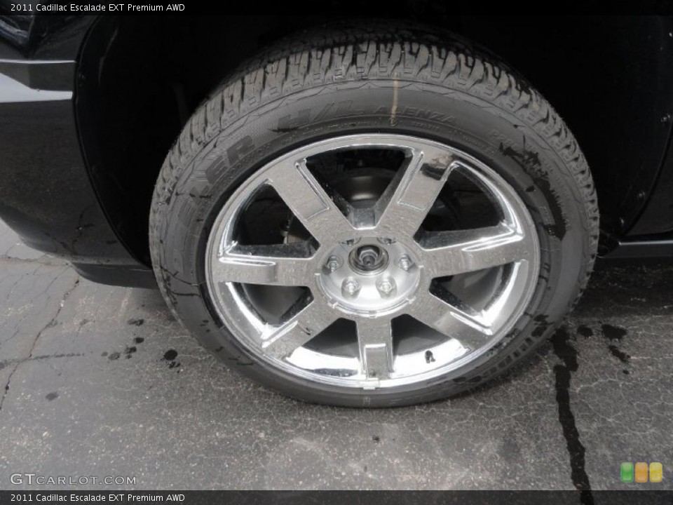 2011 Cadillac Escalade EXT Premium AWD Wheel and Tire Photo #48472557