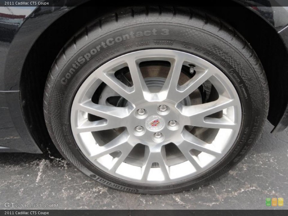 2011 Cadillac CTS Coupe Wheel and Tire Photo #48472878