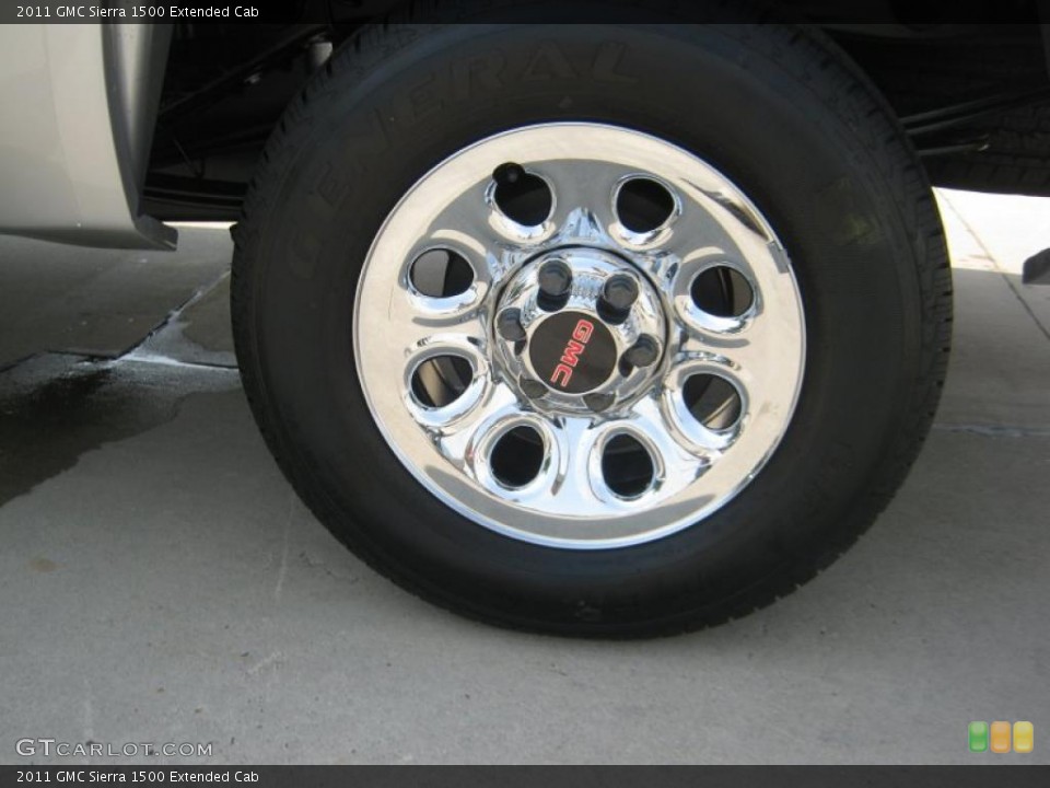 2011 GMC Sierra 1500 Extended Cab Wheel and Tire Photo #48474342