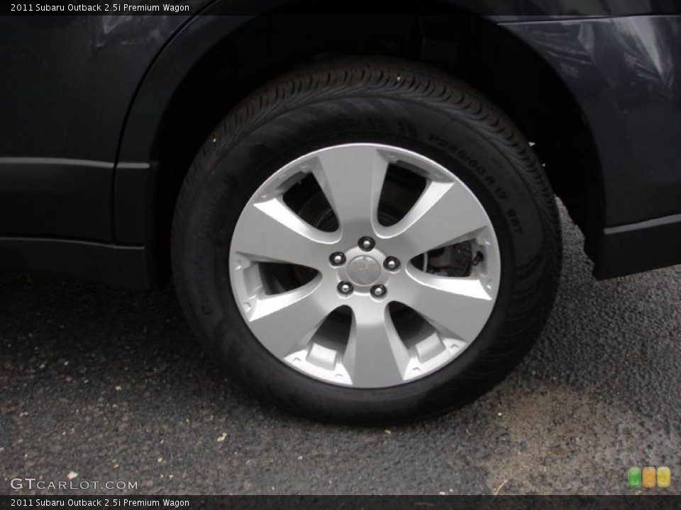 2011 Subaru Outback 2.5i Premium Wagon Wheel and Tire Photo #48476352