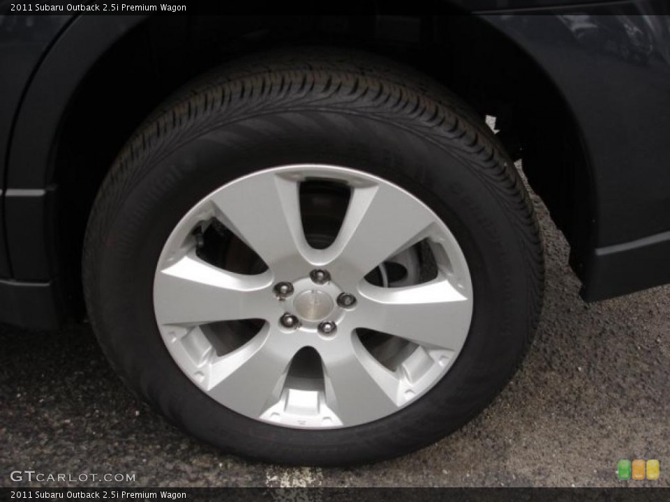 2011 Subaru Outback 2.5i Premium Wagon Wheel and Tire Photo #48476565