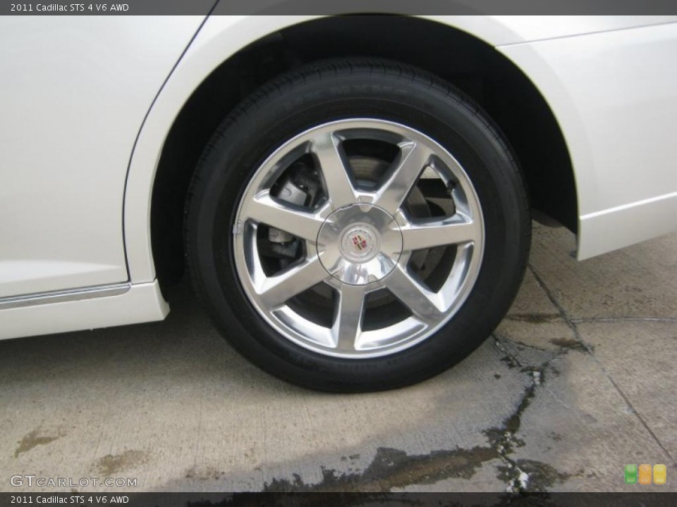 2011 Cadillac STS 4 V6 AWD Wheel and Tire Photo #48476769