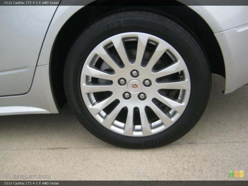 2010 Cadillac CTS 4 3.6 AWD Sedan Wheel and Tire Photo #48477180