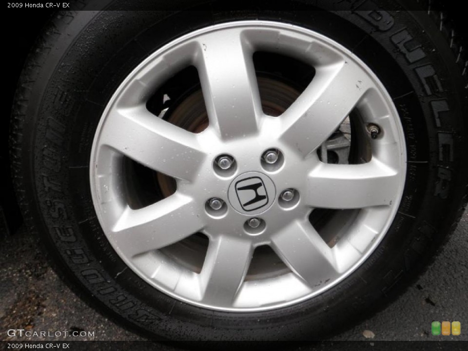 2009 Honda CR-V EX Wheel and Tire Photo #48479538