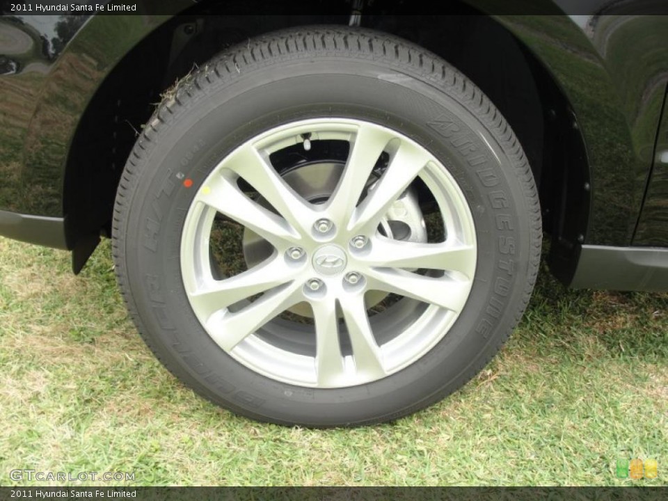 2011 Hyundai Santa Fe Limited Wheel and Tire Photo #48479568