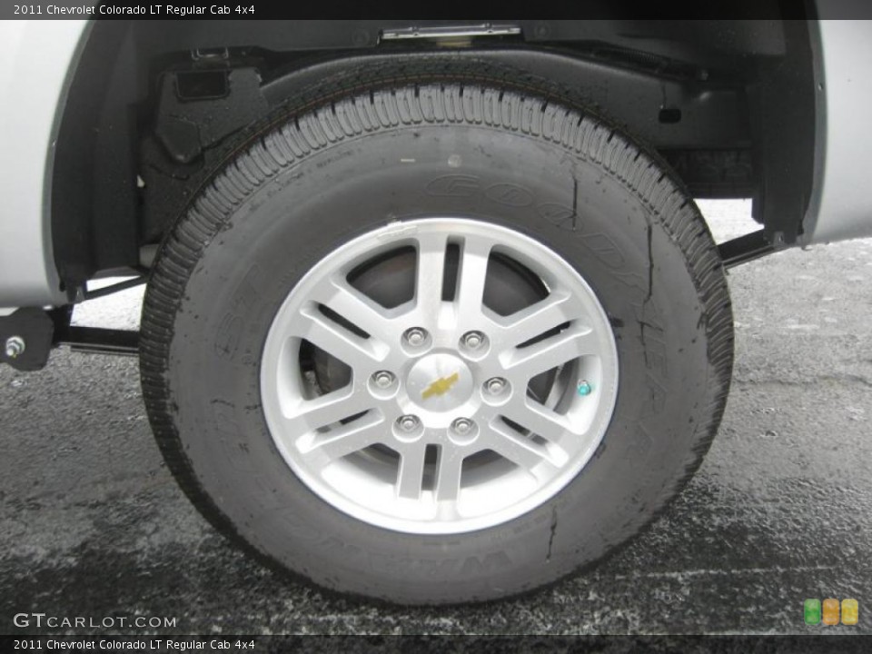 2011 Chevrolet Colorado LT Regular Cab 4x4 Wheel and Tire Photo #48479922