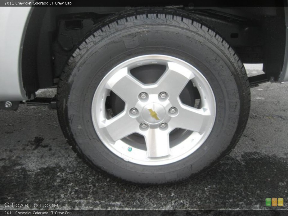 2011 Chevrolet Colorado LT Crew Cab Wheel and Tire Photo #48480183