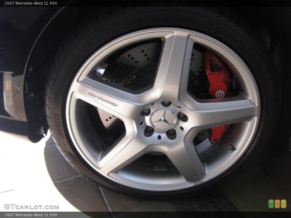 2007 Mercedes-Benz CL 600 Wheel and Tire Photo #48481533