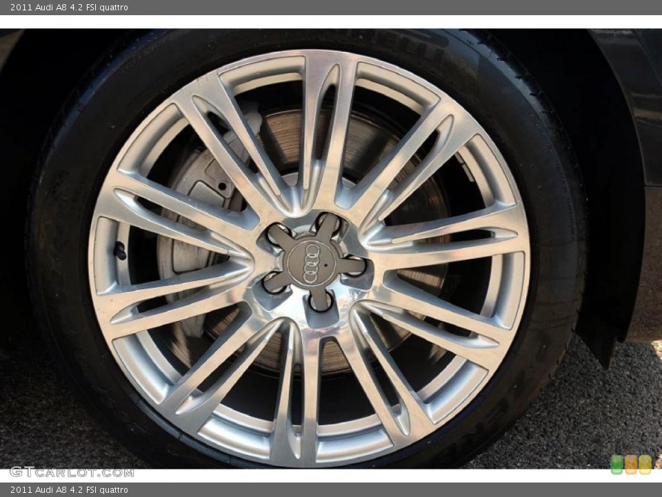 2011 Audi A8 4.2 FSI quattro Wheel and Tire Photo #48482481