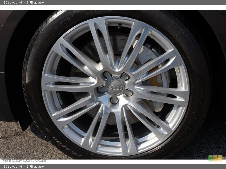 2011 Audi A8 4.2 FSI quattro Wheel and Tire Photo #48482529