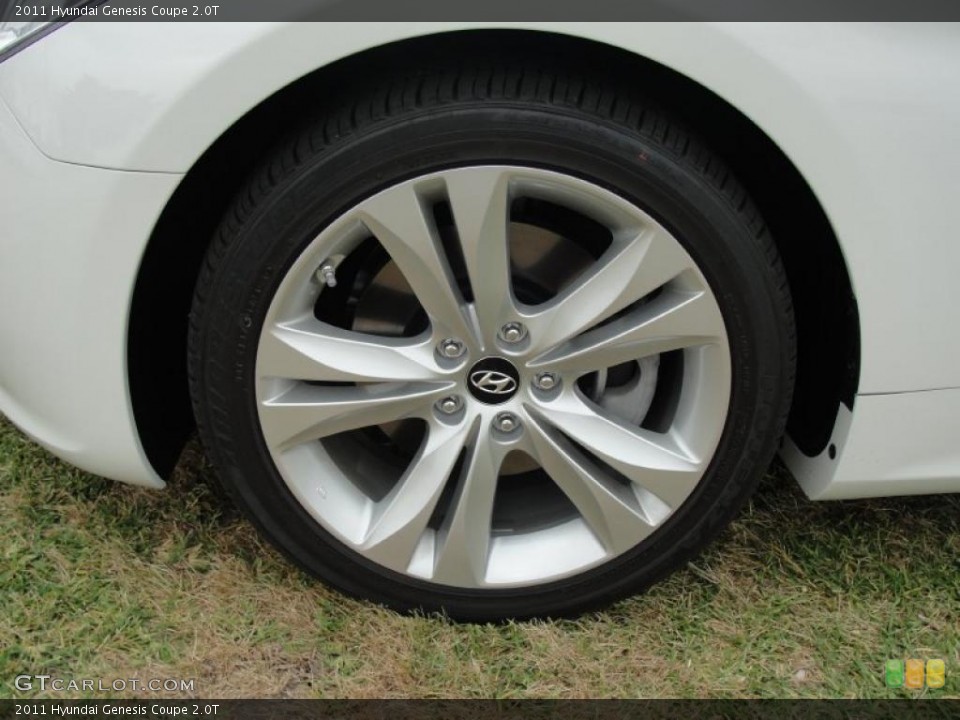 2011 Hyundai Genesis Coupe 2.0T Wheel and Tire Photo #48483600