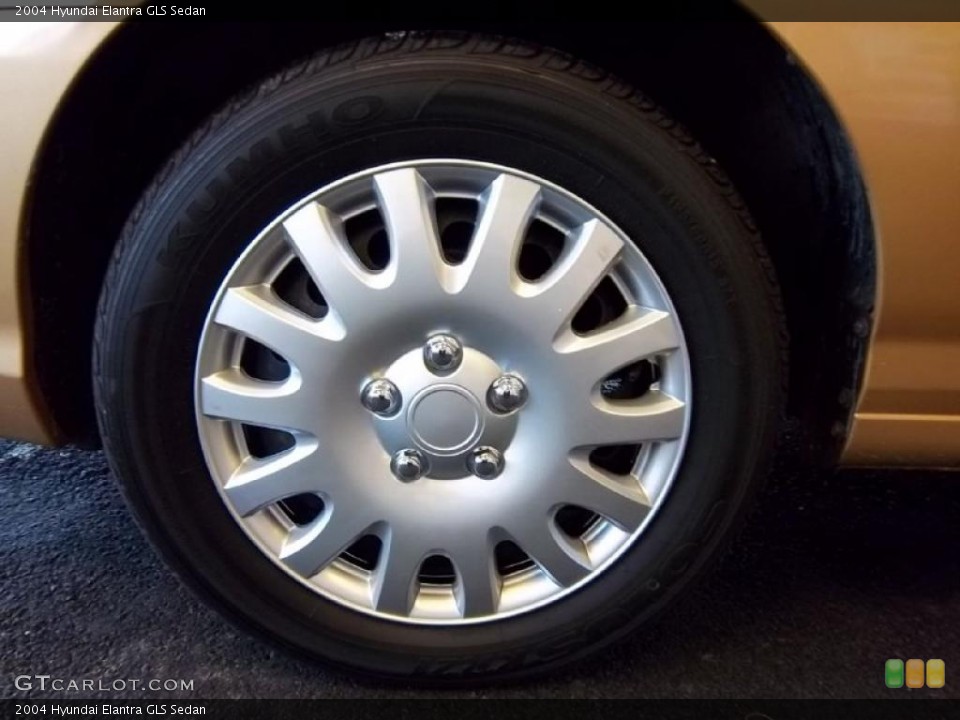 2004 Hyundai Elantra GLS Sedan Wheel and Tire Photo #48484239